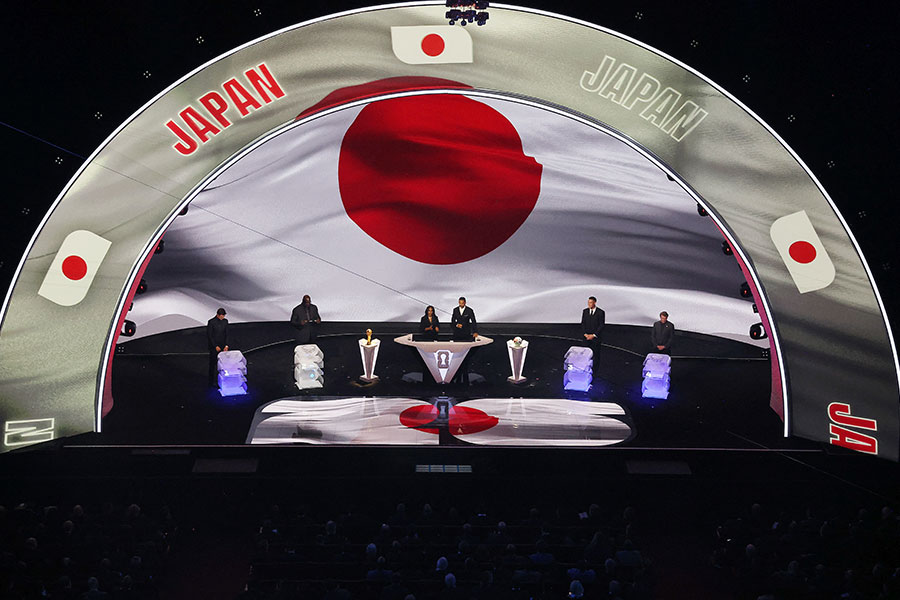 日本代表はグループFに決定した【写真:ロイター/アフロ】