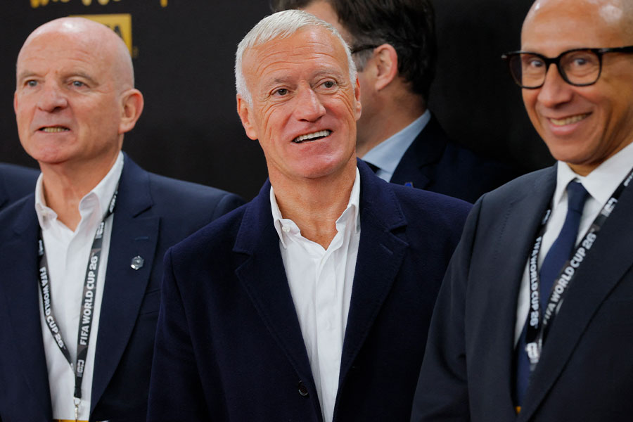 フランス代表のディディエ・デシャン監督【写真:ロイター】