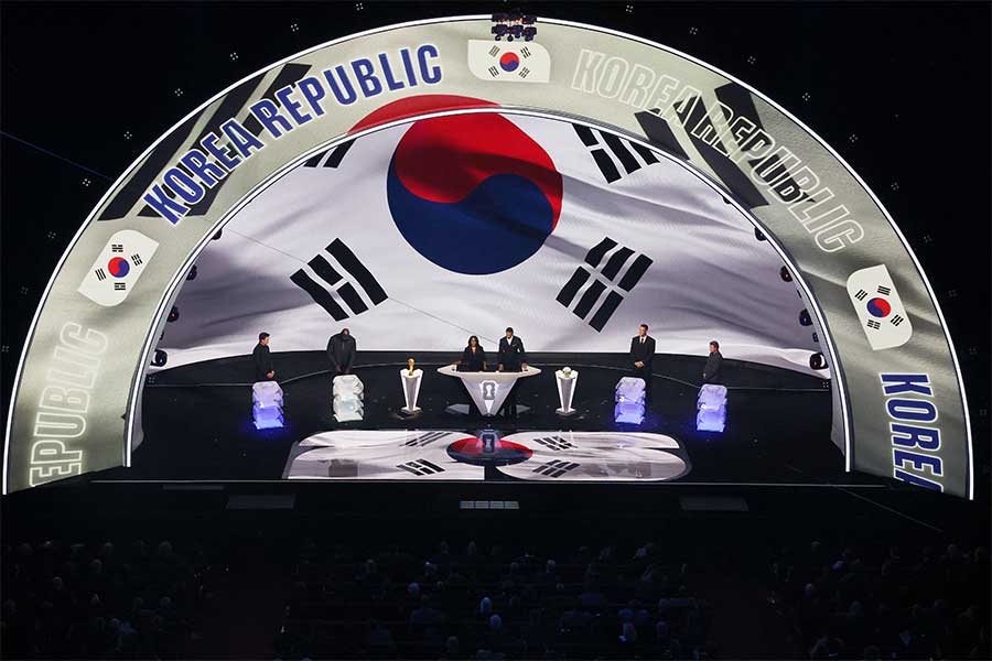 韓国代表の抽選結果に母国反応【写真：ロイター】