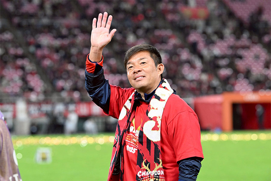 鹿島アントラーズの鬼木達監督【写真:徳原隆元】