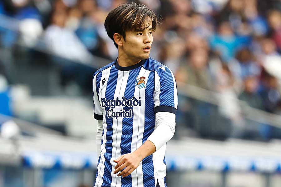 ソシエダの久保建英【写真：ムツ・カワモリ/アフロ】