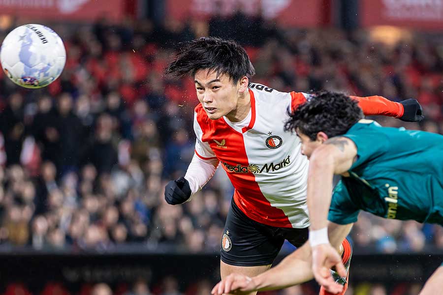 フェイエノールトの上田綺世【写真:REX/アフロ】