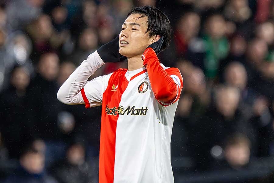 フェイエノールトの上田綺世【写真:REX/アフロ】