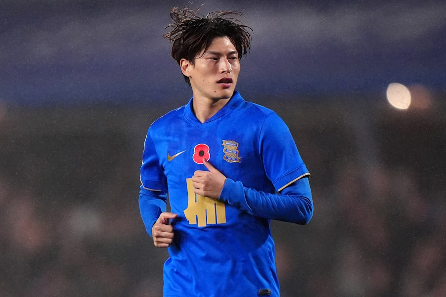 バーミンガム古橋亨梧【写真:PA Images/アフロ】