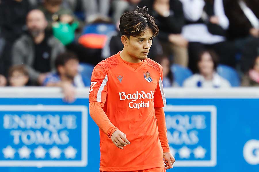 ソシエダの久保建英【写真:ムツ・カワモリ/アフロ】