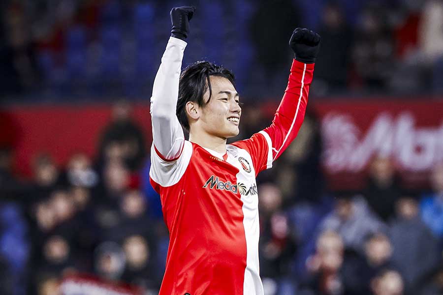 フェイエノールトの上田綺世【写真:PANP Photo/アフロ】