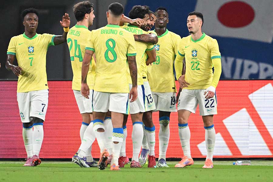 海外メディアがブラジル代表の好データに注目【写真:徳原隆元】