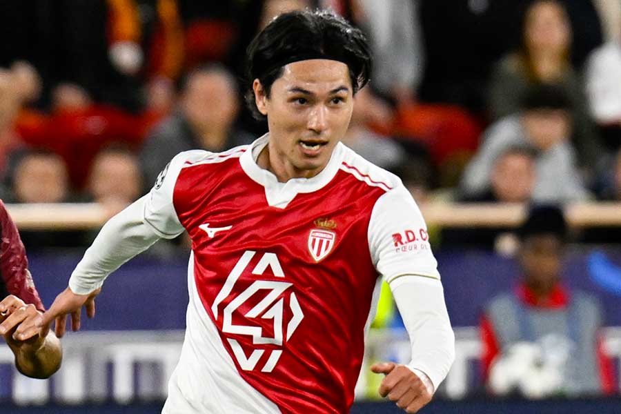 モナコの南野拓実【写真:PsnewZ/アフロ】