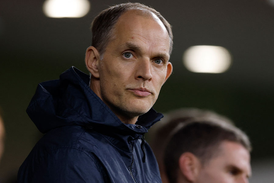 イングランド代表を率いるトーマス・トゥヘル監督【写真:ロイター】