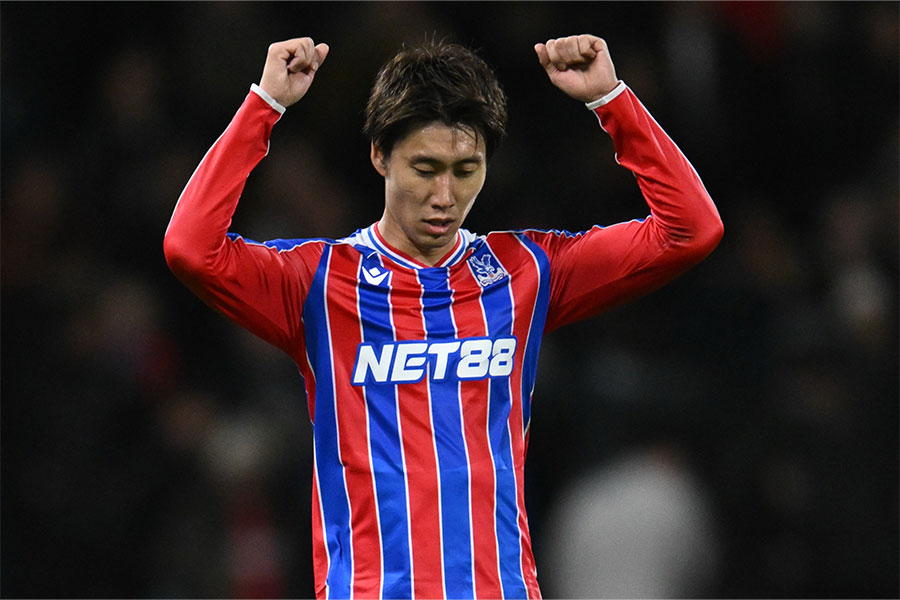 クリスタル・パレスの鎌田大地【写真：Osports Photos/アフロ】