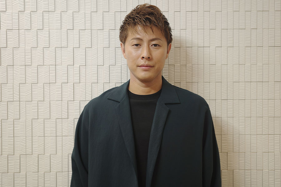 柿谷曜一朗氏が引退試合に向けて思いを話した【写真:FOOTBALL ZONE編集部】