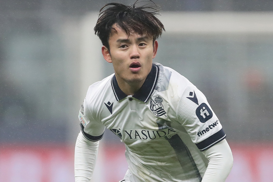 インテル戦に出場した久保建英【写真:Getty Images】