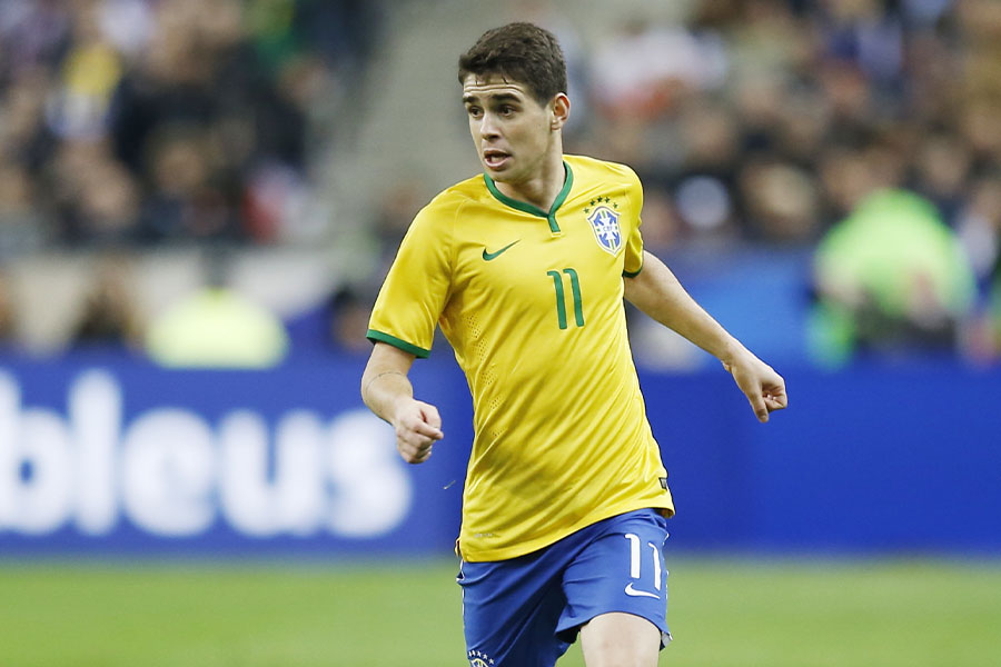 かつてブラジル代表で活躍をしたオスカル【写真:ムツ・カワモリ/アフロ】