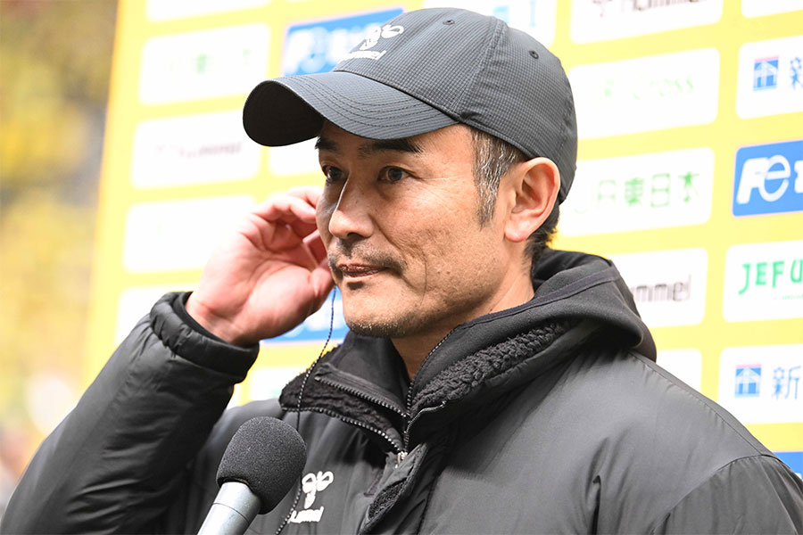 千葉の小林慶行監督【写真:徳原隆元】