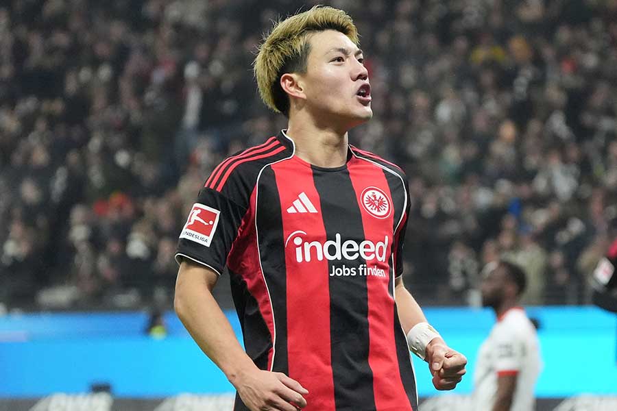 フランクフルトの堂安律【写真:picture alliance/アフロ】