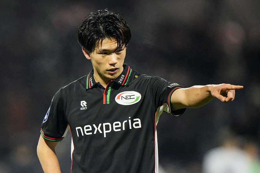 NECの塩貝健人【写真：ANP Photo/アフロ】