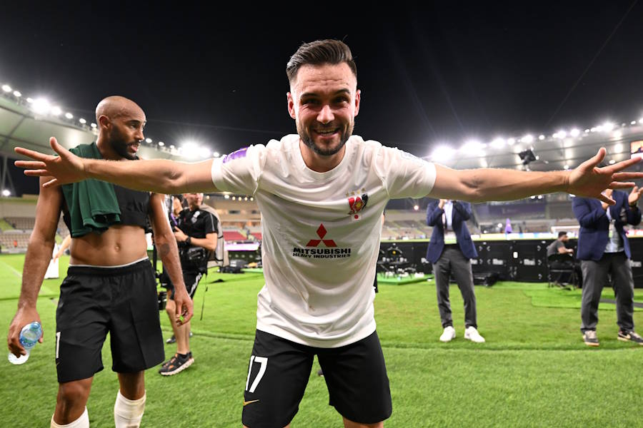 決勝ゴールを決めたアレックス・シャルク【写真:Getty Images】