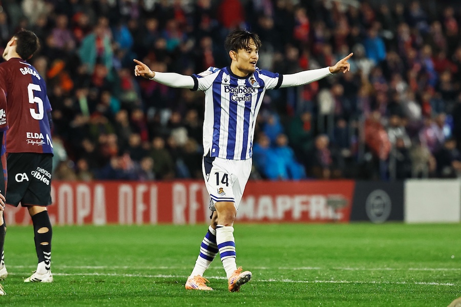 2ゴール目を挙げた久保建英【写真:ムツ・カワモリ/アフロ】