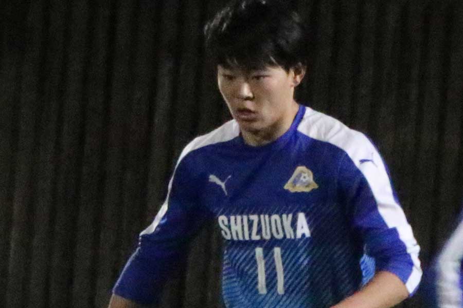 静岡ユースの山﨑絢心【写真：安藤隆人】
