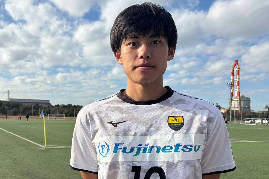 Jリーグの舞台で兄との再戦を誓った泉彩稀【写真：安藤隆人】