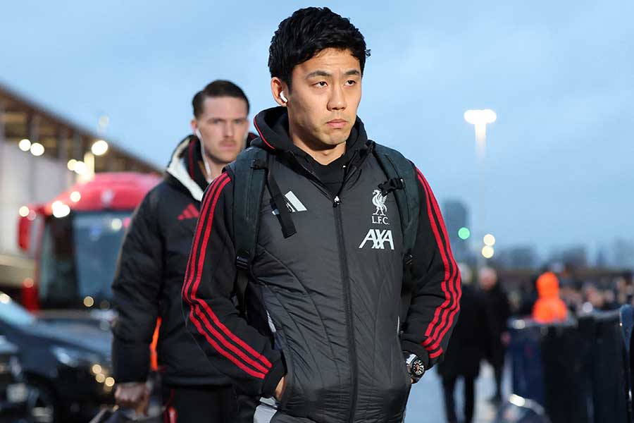 リバプールの遠藤航【写真：アフロ】