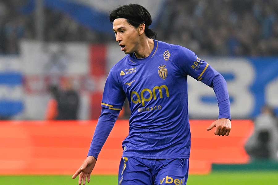 モナコの南野拓実【写真：PsnewZ/アフロ】