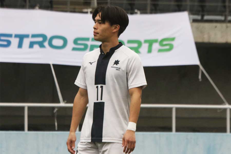 国士舘大学の須藤太一【写真：安藤隆人】