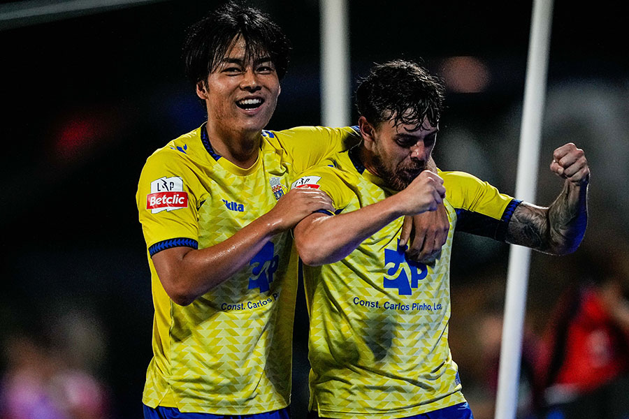 アウロカに所属する福井太智（写真左）【写真：ZUMA Press/アフロ】