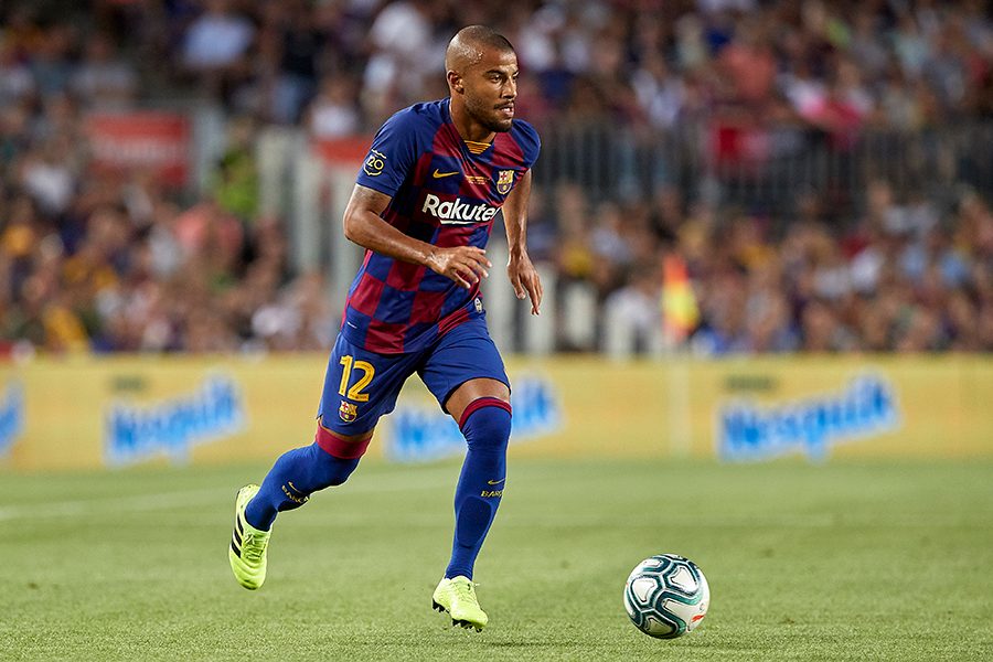 バルセロナ時代のラフィーニャ【写真：Quality Sport Images/アフロ】