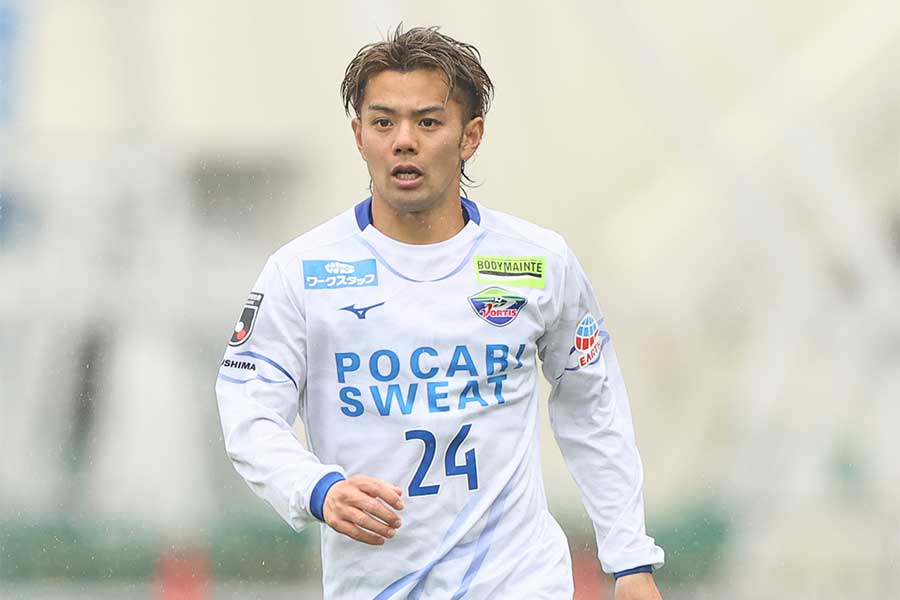 金沢から栃木Cに移籍した西谷和希（写真は徳島在籍時）【写真：アフロスポーツ￥