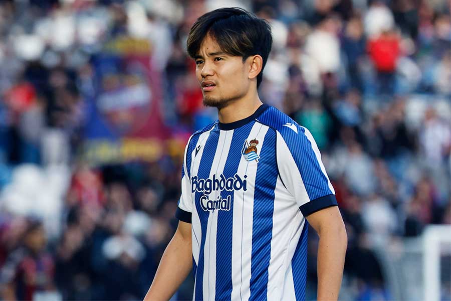 ソシエダの久保建英【写真：ムツ・カワモリ/アフロ】