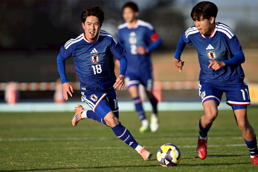 U-22日本代表がゴールラッシュで大会を締め括った【写真：徳原隆元】