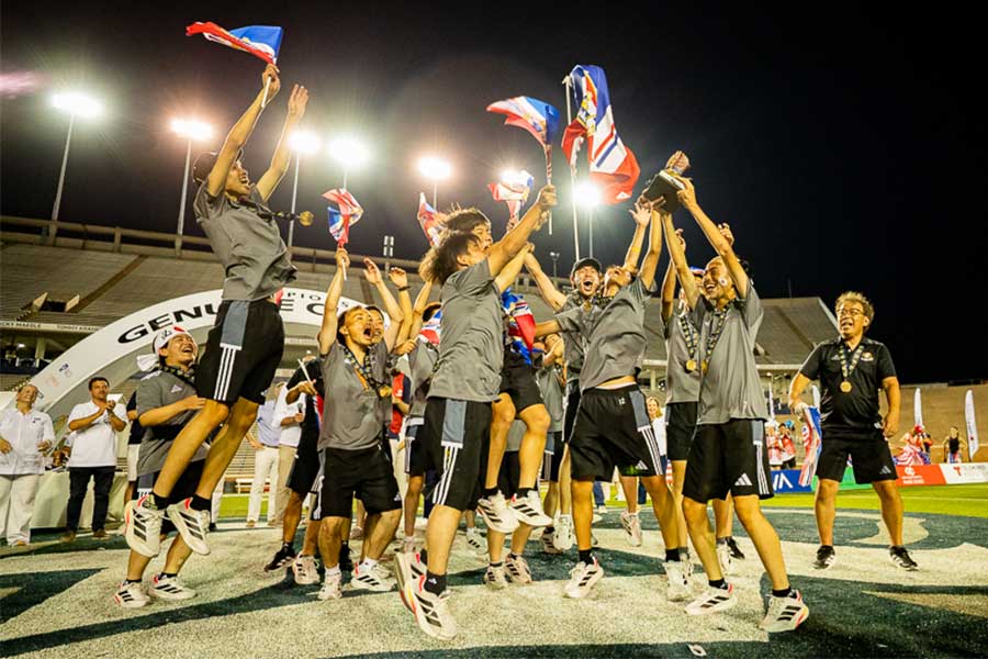 日本の代表として米国で開催された「GENUINE WORLD CUP 2025」に出場したフトゥーロ【写真提供:横浜F・マリノス】