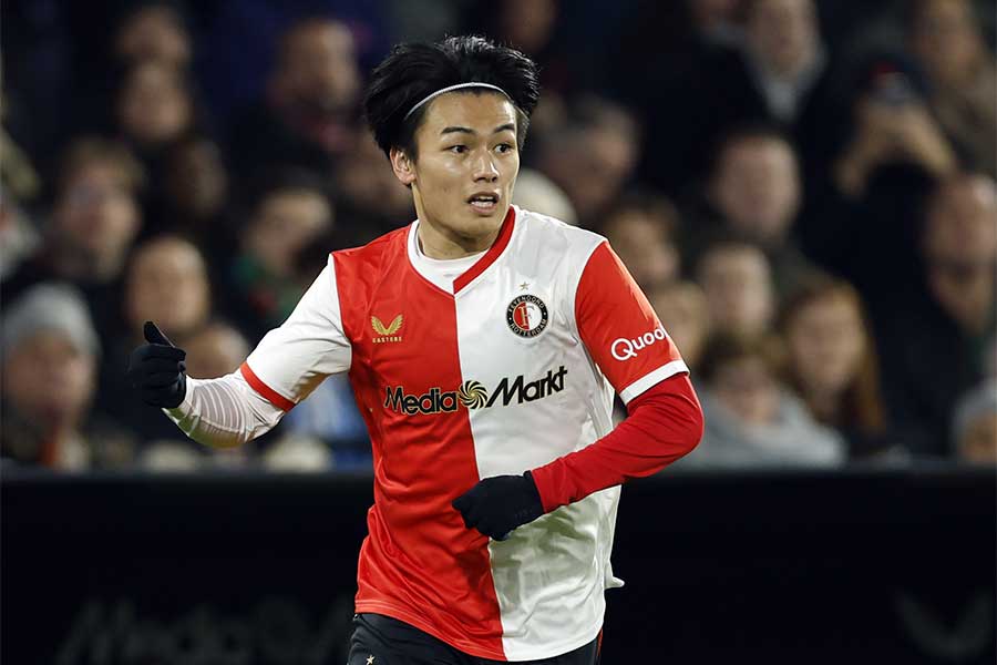 フェイエノールトの上田綺世【写真：ANP Photo/アフロ】