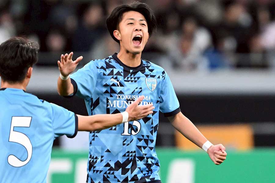 徳島市立の山本崇斗【写真：徳原隆元】