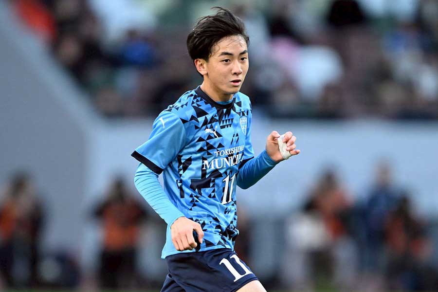 徳島市立・逢坂翔雅【写真：徳原隆元】