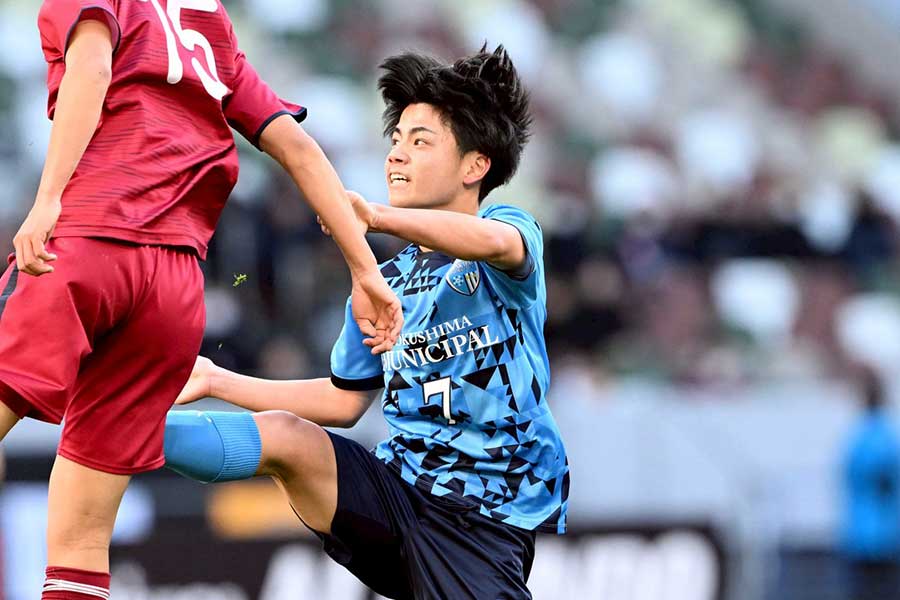 徳島市立の児島至咲【写真：徳原隆元】