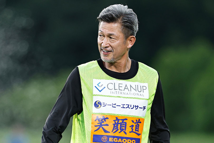 三浦知良の福島加入が決定した【写真：ムツ・カワモリ/アフロ】