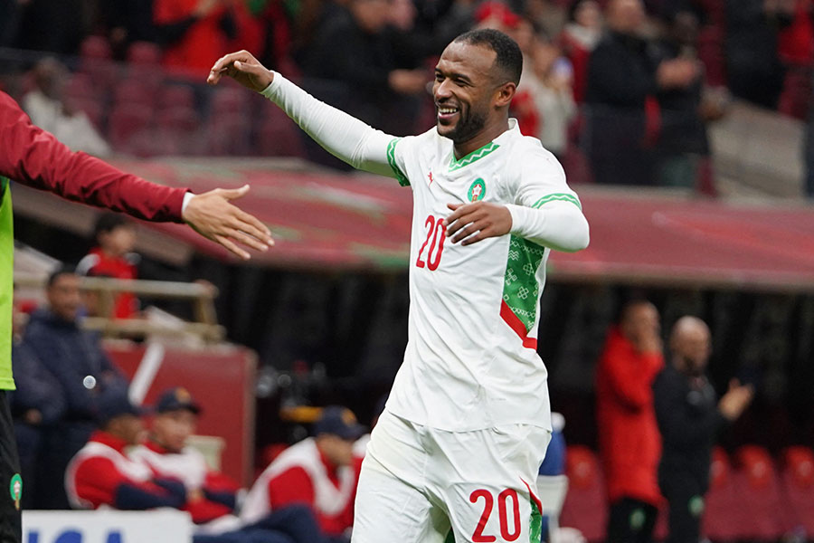 アユブ・エル・カービがザンビア戦で衝撃ゴールを決めた【写真：ロイター】