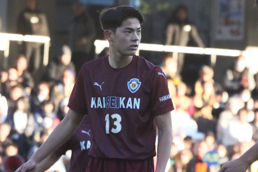 1回戦のスタメンに抜擢された2年生の磯部舜也【写真：安藤隆人】