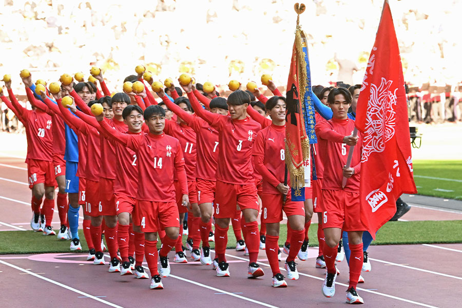 神村学園がゴールラッシュで3回戦へ【写真：徳原隆元】