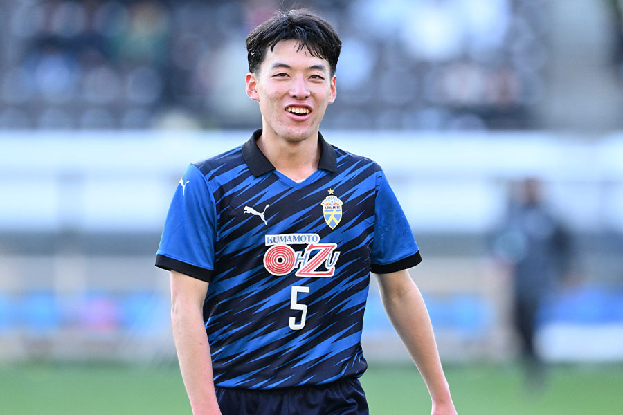 青森山田戦で追加点を決めた村上慶【写真：徳原隆元】