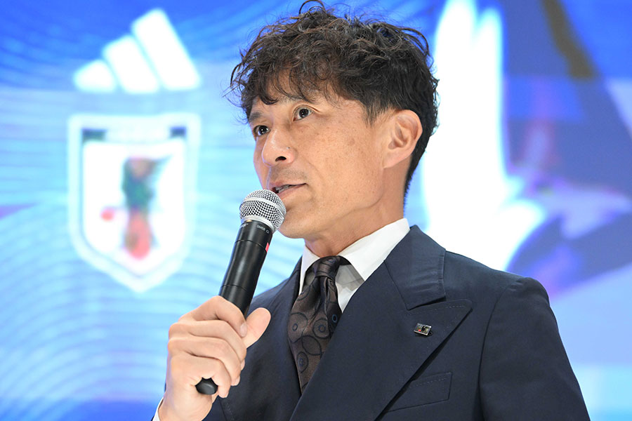 JFAの宮本恒靖会長【写真:徳原隆元】