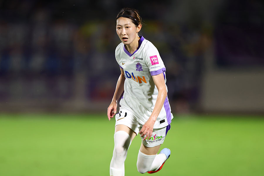 決勝ゴールを決めた中嶋淑乃【写真：長田洋平/アフロスポーツ】