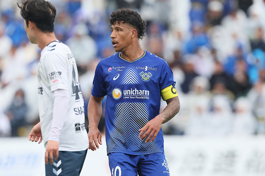 マルクス・ヴィニシウスが名古屋に完全移籍で加入【写真:柳瀬心祐】