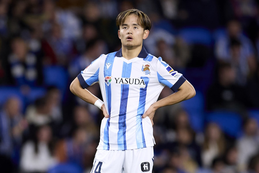 レアル・ソシエダでプレーする久保建英【写真：Getty Images】