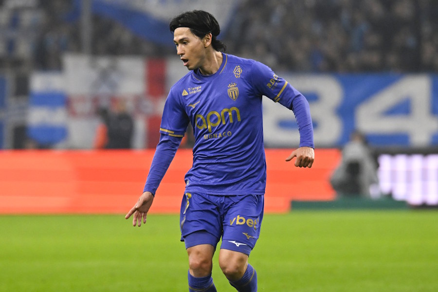 モナコの南野拓実【写真:PsnewZ/アフロ】