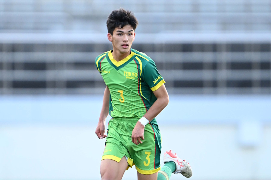 帝京長岡2年DF吉田龍悟【写真：徳原隆元】