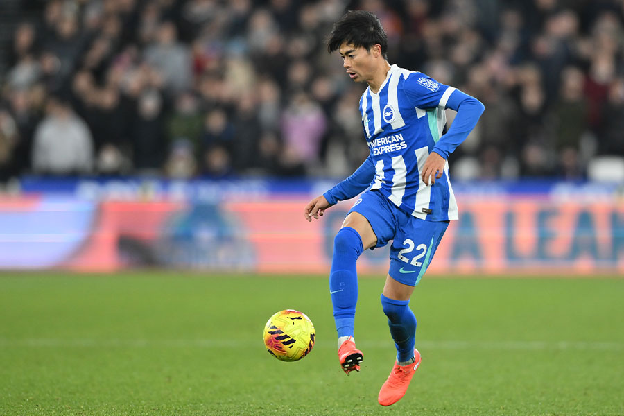 三笘薫のコンディションが戻りつつある【写真：REX/アフロ】