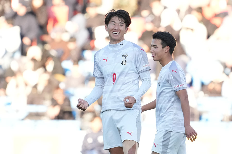 日大藤沢戦で4ゴールを決めた倉中悠駕【写真：近藤俊哉】